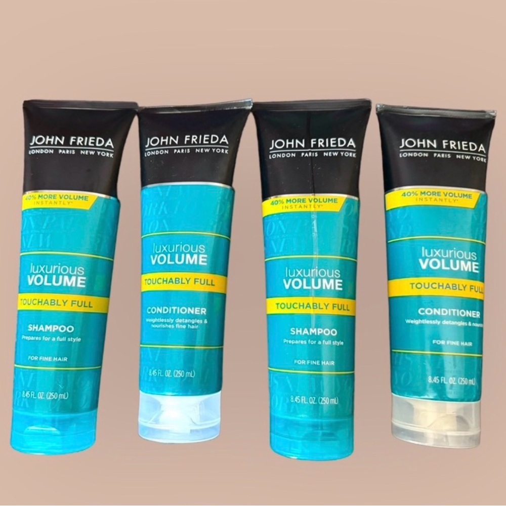 John Frieda Luxurious Volume Touchably Full Shampoo & Conditioner (8.45)set of 4